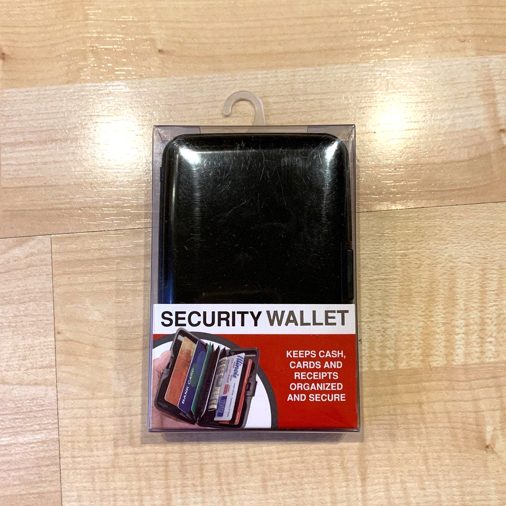 New Black RFID Security Card Wallet NWT